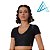 Cropped Use Aptitude Choices Wonder Mangas Preto - Imagem 1