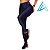 Calça Legging Use Aptitude Attack Trilobal Fit Azul lateral preta - Imagem 1