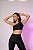 Conjunto Use Aptitude Attack Top Nula Manga Trilobal a Calça Recorte Lateral S/ Tule Preto Legging - Imagem 3