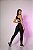 Conjunto Use Aptitude Attack Top Nula Manga Trilobal a Calça Recorte Lateral S/ Tule Preto Legging - Imagem 2