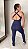 Conjunto Use Aptitude Limited Up Top liso Cruzadas Costas Azul Marinho - Imagem 2