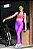 Conjunto Use Aptitude Limited Wonder Top Elástico Alças Rosa e Calça Fúcsia - Imagem 3