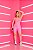 Conjunto Use Aptitude Limited Wonder Poliamida Alcinha Short Rosa Chiclete - Imagem 2