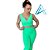 Conjunto Use Aptitude Limited Nakay Top Zíper Calça Verde Drink - Imagem 1