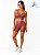 Conjunto Use Aptitude Limited Trilobal Top Alcinha Franzido Short Rosè - Imagem 1