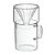 Jogo Passador De Café e Jarra Vidro Mimo Style Boro 500ml - Imagem 1
