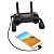 Cabo OTG para Controle Remoto do Drone Micro USB x Lightning - Imagem 7