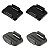 Kit com 2 Bases Adesivas de Fixação Curvas e 2 Bases Planas para GoPro - Imagem 1