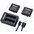Kit Carregador Duplo com Duas Baterias para Xiaomi Mi Mijia - Imagem 1
