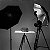 Kit com Tripe Sombrinha e Soquete para Lampada Estudio Foto - Imagem 8
