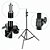 Ring Light 26cm com Tripé 160cm - Suporte Celular - Controle - Imagem 6