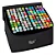Caneta Touch 2 pontas - Kit 120 cores - Imagem 1