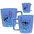 Caneca 3d Formato Stitch Lilo Ohana Família Disney Oficial - Imagem 1