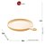 Travessa de Porcelana Nórdica Amarela Matt 26 cm - Bon Gourmet - Imagem 4