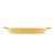 Travessa de Porcelana Redonda com Alça Nórdica Amarelo Matt 23 cm - Bon Gourmet - Imagem 4