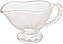 Molheira de Cristal com Borda de Coração Rosa 15,5 cm - Imagem 1