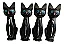 Prendedor Gato Preto 7 cm - Imagem 1