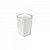 Kit Banheiro 5 Peças de Plástico Branco Frisos - Imagem 5