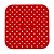 Tapete de Silicone Quadrado Vermelho Para Airfryer 19 cm - Imagem 1
