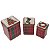 Trio Latas Retangulares Natal - Imagem 1