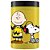 Pote de Plástico Snoopy e Charlie Brown - Imagem 1