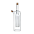 Galheteiro de Vidro  Borossilicaro Duplo 140 e 650 ml - Imagem 1