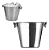 Balde de Gelo Em Aço Inox 900 ml - Imagem 1