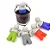 Infusor P/ Chá Boneco De Silicone Azul - Imagem 1
