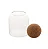 Pote de Vidro com Tampa Bola em Cortiça - 500 ml - Imagem 3