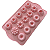 Forma Silicone com 15 Cavidades Rosa - Imagem 1