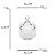 Potiche Decorativo Carrossel 12,5cm - Imagem 5