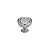 Jogo com 6 Taças Coupe Diamond Cinza Metalizado - Lyor - Imagem 1