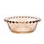 Bowl de Vidro com Borda de Bolinha Pearl Âmbar 12 cm - Imagem 1