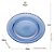 Prato de Vidro para Jantar com Borda de Bolinha Pearl Azul Escuro 28 cm - Imagem 5