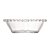 Bowl de Coração em Vidro com Borda de Bolinha Pearl Transparente 19 cm - Imagem 3