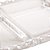 Petisqueira de Cristal com 3 Divisões Oval Bolinhas Pearl Transparente - Imagem 4
