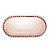 Travessa de Cristal Oval Bolinhas Pearl Rosa 30 cm - Imagem 2