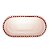 Travessa de Cristal Oval Bolinhas Pearl Rosa 24cm - Imagem 2