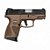 Pistola Taurus G2c - .9mm - 3,3" - 12+1 Tiros - Carbono Fosco Brown e Tan - Imagem 1