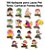 100 Apliques para Laços e Gravatinhas Pet - Tema Carnaval Foliões Kids - Imagem 2