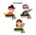 100 Apliques para Laços e Gravatinhas Pet - Tema Carnaval Foliões Kids - Imagem 6