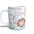 Caneca Porcelana 325ml Personalizada Safari Delicado Menina - Imagem 1