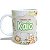 Caneca Porcelana 325ml Personalizada Safari Verde Menino - Imagem 1