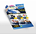 1000 Panfletos 4x0 10x15cm A6 ou 4x1 15x20cm A5 Couché 115g Laser - Imagem 4