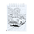 Livro de Colorir Carros Antigos, Capa Dura, A5, 50 desenhos, 120g, Acetato - Imagem 5