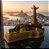 Cristo Redentor com Morro do Corcovado em resina - Imagem 2