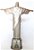Imagem Cristo Redentor Em Resina 33,5cm Prata - Imagem 4