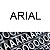 Tipo Gráfico (ARIAL) 16 - Versal - Imagem 1