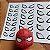 Olhos Adesivos Resinados MC0219 - Homem Aranha - Imagem 1