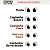 Olhos Adesivos Resinados -EP092 Cores Escuras- Preto, Castanho Escuro, Castanho Claro, Marrom Claro, Castanho Esverdeado - Imagem 12
